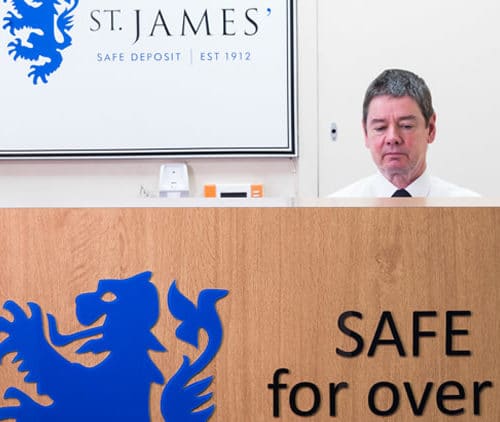 St James' Safe Deposit Reception